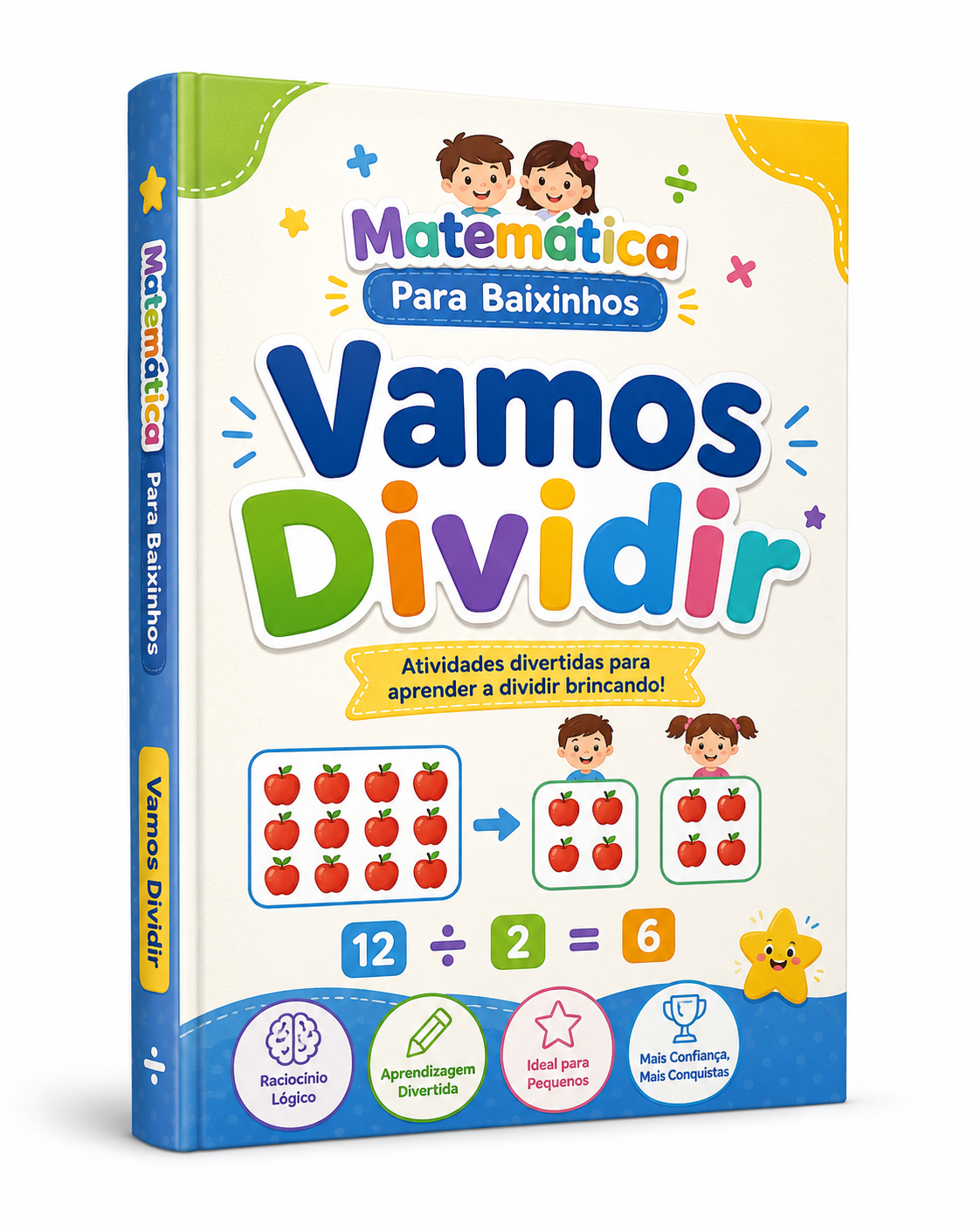 Mockup do material Vamos Dividir