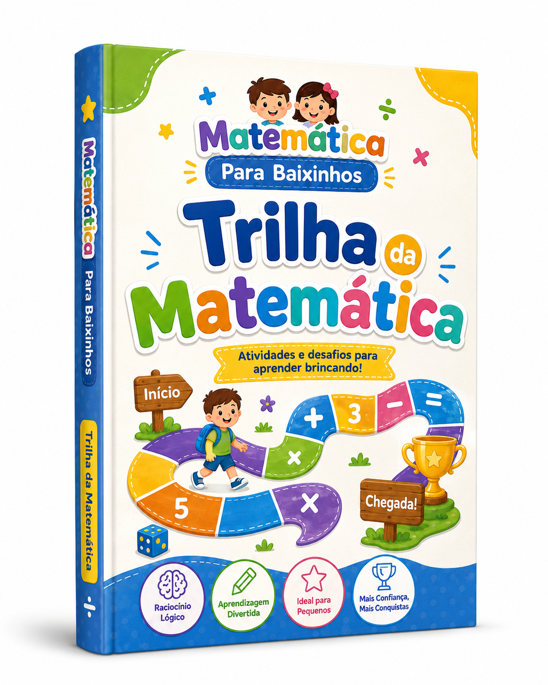 Mockup do material Trilha da Matemática