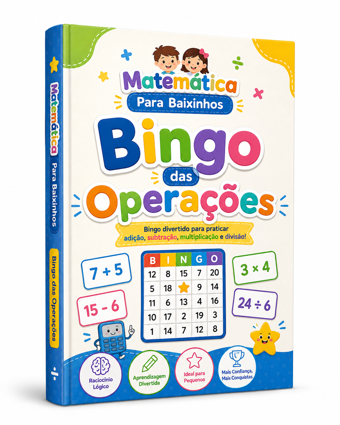 Mockup do material Bingo das Operações